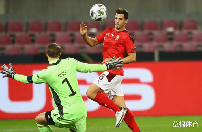 瑞士翻盘德国,格纳布里统治全场 瑞士翻盘德国,格纳布里统治全场